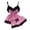 Pink Nightgowns for Women, variant on ylioge Womens Pajama Sets Trendy 2 Piece Lace Splice Velvet-Loungewear Outfits Ladies Lightweight Solid Color Soft Sleepwear Suits Set