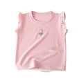 thumbnail image 5 of Girls Short Sleeve T Shirts Cute Little V Neck Tops Kids Summer Casual Blouses Clothes 6-12 Months 12-24 Months 2t 3t 4t 5t 6t 7t 8t 9t Children, 5 of 5