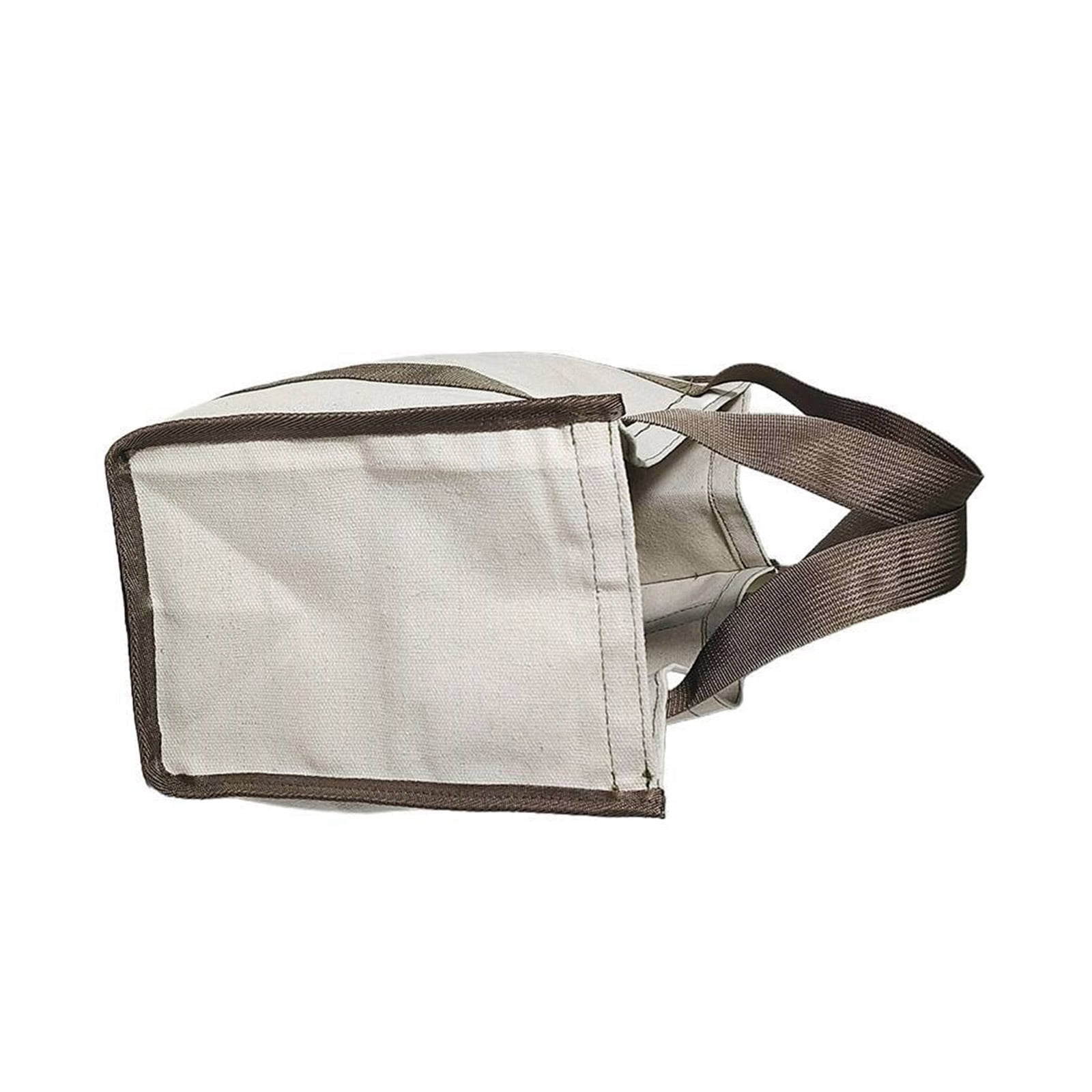 Tool Storage Solution Canvas Storage Bag, Wide Mouth and High Durability Tool Holder, Perfect for Carpenter,Technicians
