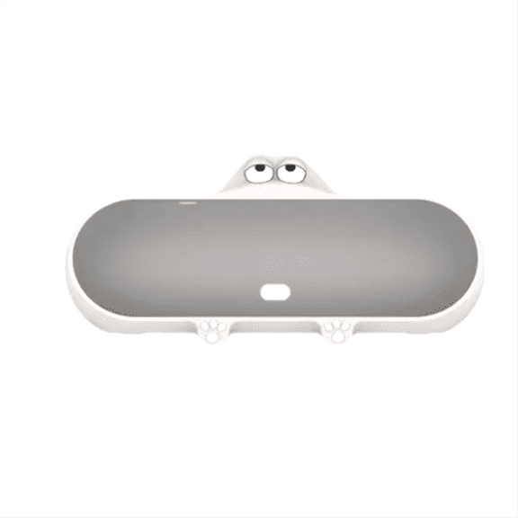 Rollbacks & More Silicone Case Protective Cover Cute Cartoon Holder Stand Simple Dustproof for Beat Pill Speaker White