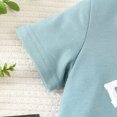 thumbnail image 5 of Futezty Toddler Kids Boys Summer Short Sleeve Letter T Shirts Tops Shorts Outfits Clothes Set New Born Clothes for Twins Outfits, 5 of 5