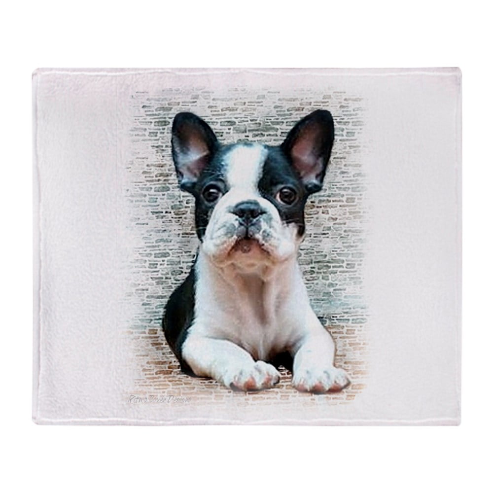 CafePress French Bulldog Soft Fleece Throw Blanket, 50"x60" Stadium