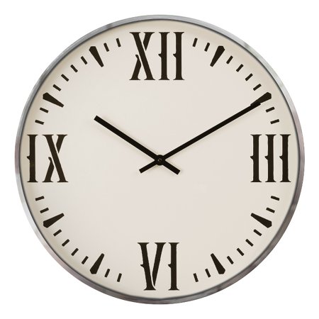 Clocks - 20 Round - Wall Clock - Black - White - Modern