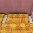 thumbnail image 3 of Geométrico Amarillo Naranja Otoño Funda Nórdica Juego de Cama de Otoño, Colcha Boho,, 3 of 6