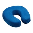 thumbnail image 3 of Almohada de viaje con funda extraíble, ligera y suave, con soporte para la cabeza y el cuello y espuma viscoelástica. Azul oscuro, 3 of 9