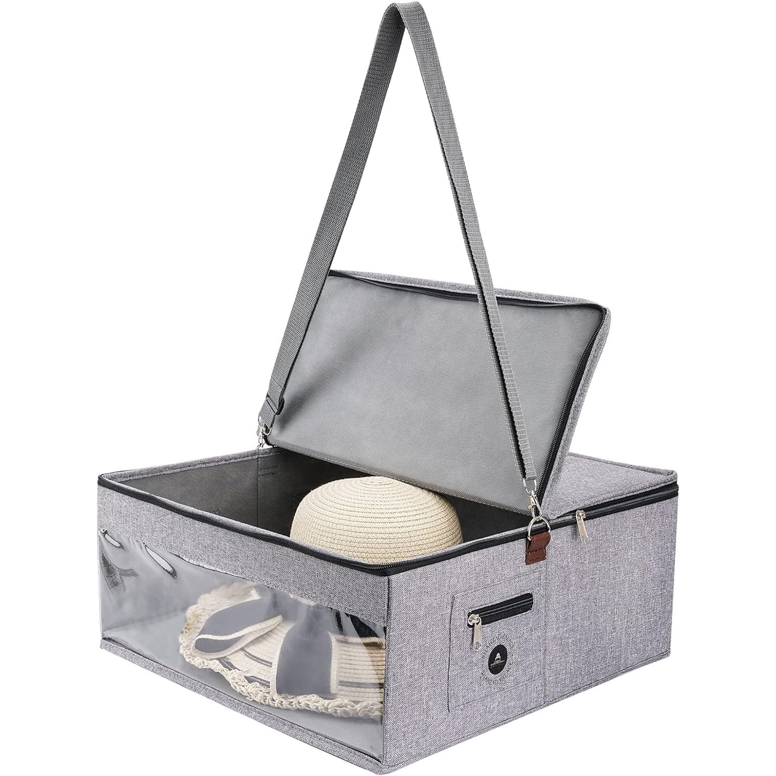 Boîte De Rangement Pliable En Polyuréthane Pour 5 Lunettes De Soleil, 5