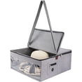 thumbnail image 1 of Yuarrent Caja de almacenamiento para sombreros con cremallera suave, práctica y elegante. Elegante y fácil de cumplir con los requisitos de Almacenamiento y organización del hogar, 1 of 6