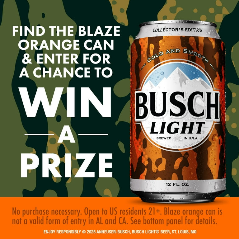 人気ビール 日本未発売 アメリカ BUSCH LIGHT ブッシュライト 30缶 Busch Light American Light Lager Beer 30 Pack 12 fl oz