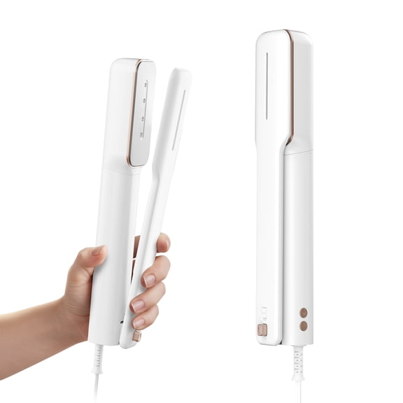 Newbealer Portable Steam Iron & Garment Steamer - 3-in-1 Clamp Style Travel Iron, Dual Voltage, Auto Shut-Off, No Board Needed