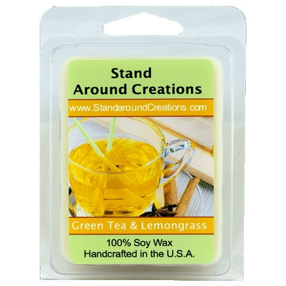 GREEN TEA & LEMONGRASS WAX MELT 3-OZ.