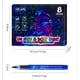 thumbnail image 3 of Bolígrafos de 8 colores - Marcadores de pintura líquida directa para rostro y cuerpo, con luz negra, temporales, para fiestas, Halloween y festivales, bolígrafo de tatuaje de 10 ml., 3 of 9