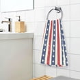 thumbnail image 5 of American Flag Stripes Print Pure Cotton Hand Towels for Bath Decorative Guest Towels Fingertip Towels for Bathroom Spa Gym, 2-Piece, 16 x 28 inches（280） Wash cloth, 5 of 7
