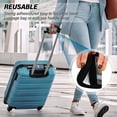 thumbnail image 4 of Luggage Handle Wrap for Suitcase 4 Pack Luggage Tag Identifiers for Travel Accessories Snow Room and Aurora, 4 of 6