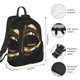 thumbnail image 2 of Disketp Golden Lips Modern Sculpture Mochila Ligera e Impermeable, Mochila de Día Resistente para Viajes, Senderismo y Uso Diario para Hombre y Mujer, 2 of 7