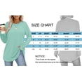 thumbnail image 6 of MOSHU Sweatshirts for Women Thumb Hole Long Sleeve Shirts Curved Hem Crewneck Sweatshirts Casual Fall Womens Tunic Tops, 6 of 10