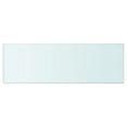 thumbnail image 2 of vidaXL Shelves 2 pcs Panel Glass Clear 90x30 cm, 2 of 2