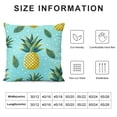 thumbnail image 5 of Leisuo  Throw Pillow Case Watercolor Pineapple Square Cushion Cover Standard Pillowcase for Men Women Home Decorative Sofa Armchair Bedroom Livingroom, 5 of 5