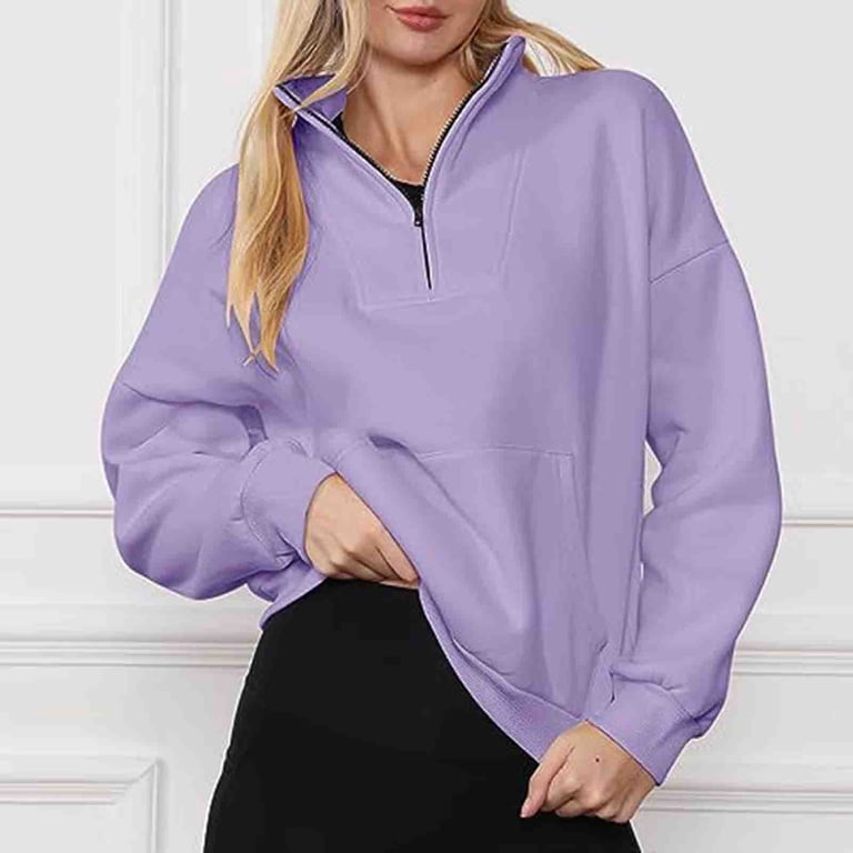 Zalando Dark Purple Oversized Lilac Sweatshirt Vetements Purple