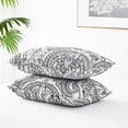 thumbnail image 6 of Southshore Fine Living, Inc. Twin Daybed Comforter Set, 6-Piece Boho Bedding Set, Pure Melody Black, 6 of 9