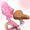 thumbnail image 5 of GLAF Flower Girls Bike for 3-9 Years Old Kids, 12 14 16 Inch Kids Bike with Training Wheels, Basket and Doll Seat, Children Bicycles with Coaster Brake, White, 5 of 10