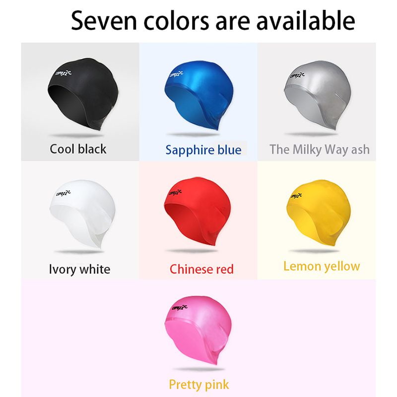 COPOZZ Extra Large Swim Cap, Designed for Long Hair Braids Dreadlocks Weaves Hair Extensions