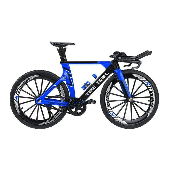 Esquirla Dolity Bike Model Die-Cast Bike Model Toy 1:10 Scale Simulate Riding Bike Model Blue