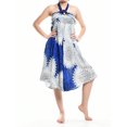 thumbnail image 6 of Bohotusk Blue Snowflake Long Skirt With Coconut Buckle (& Strapless Dress) S/M Only, 6 of 9