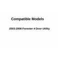 thumbnail image 3 of Passenger Right Side Rear Door Window Door Glass Compatible with Subaru Forester 2003-2008 Models, 3 of 4