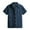 Dark Blue, variant on XDZJLR Men Shirts Casual Spring And Summer Breasted Print Lapel Beach Short Sleeve Vacation Outdoor Vacation Tops