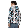 thumbnail image 4 of Kdxio Panda Cute Hearts Print Men Hoodies Casual Hoodies for Men with Zip Pockets Full Zip Long Sleeve Sweatshirt Sports Hooded Jacket-Small, 4 of 5
