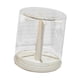 thumbnail image 2 of Vitrina transparente giratoria para llaveros, estante que ahorra espacio, apilable, para exhibir adornos en el hogar, gabinetes y escritorios. Blanco, 2 of 10