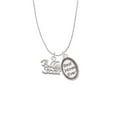 thumbnail image 2 of Delight Jewelry Silvertone All Star - Volleyball Best Mom Ever Charm Necklace, 2 of 4