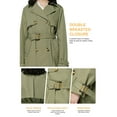 thumbnail image 5 of Orolay Women's Trench Coat with Belt Lightweight Double-Breasted Long Length Jacket, 5 of 6