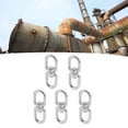 thumbnail image 4 of Steel Swivel Hooks, M5 Double Ended Swivel Hook  For Connection Between Steel Wire Ropes And Chains For 130kg Load Bearing, 4 of 8