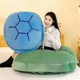thumbnail image 4 of Turtle Shell Doll Pillow Funny Wearable Plush Toy Large Sleeping Bag Lazy Sofa Blue, 4 of 5