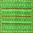 thumbnail image 1 of Ahgly Company Indoor Square Abstract Green Modern Area Rugs, 6' Square, 1 of 4