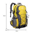 thumbnail image 3 of Mochila De Alpinismo Bolsa de escalada portátil para acampar, mochila deportiva informal para mujeres y hombres (amarillo), 3 of 6