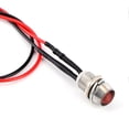 thumbnail image 4 of 4 Pcs 12v 8mm LED Panel Pilot Dash Warning Light Indicator Lamp Car Van Green, 4 of 4