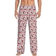 thumbnail image 2 of Lsque Ladybugs 2 Print Men's Pajama Pants, Lounge Pant - Comfortable Home Wear,Elastic Waistband, Stylish Design-Small, 2 of 9