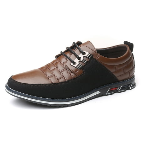 

Mens Oxford Derby Orthopedic Leather Shoes Business Luxury Dress Shoes