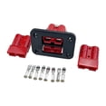thumbnail image 1 of funtasica Plug Mounting Panel 50A Double Panels Connector Base Anderson Plug Connector red, 1 of 9