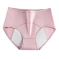 thumbnail image 2 of Leak-Proof Period Panties Mid-Waist Briefs For Women Menstruation Period XL Pink 1Set, 2 of 3