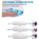 thumbnail image 3 of KEYOOHOME Almohadas de espuma viscoelástica trituradas para dormir, tamaño King, juego de 2 unidades, refrigeración ajustable, buena para dormir de lado y boca arriba con funda extraíble lavable, 3 of 9