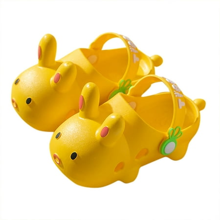 

Relanfenk Baby Shoes for Boys Girl Children Girls Slippers Children Cartoon Rabbit Soft Sandals Beach Shoes