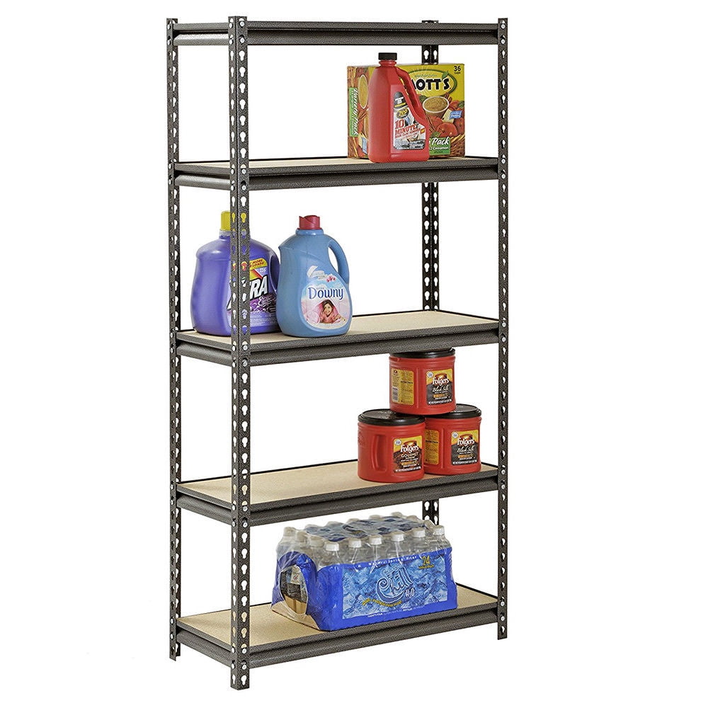 Zimtown Heavy Duty 5 Tier Shelf Garage Shelving Unit Steel Racking