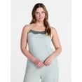 thumbnail image 2 of Joyspun Women’s Lace Trim Ribbed Modal Cami, Sizes XS-3X, 2 of 5