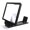 Black, variant on Walbest Foldable Phone Screen Magnifier, Mobile Phone Amplifier with Folding Stand Holder Anti-Radiation Movie Video Enlarger Phone Magnifier Screen for Most Smartphone