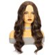 thumbnail image 3 of Brown big wavy long curly hair, 26 inches, chemical fiber high temperature wire wig headgear for ladies, 3 of 5