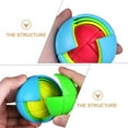 thumbnail image 4 of ‌BUTOMKY Magic Ball Puzzle - Brain Teaser Logic Lock Sphere Toy, Educational IQ Game for Adults & Kids, Boosts Creativity & Parent-Child Interaction, 4 of 11