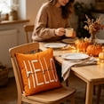 thumbnail image 6 of PiGOGI Orange Thanksgiving Pillow Covers Fall Throw Pillow Cases Orange Cushion Covers Soft Home Decor for Sofa Bedroom Polyester, 6 of 7